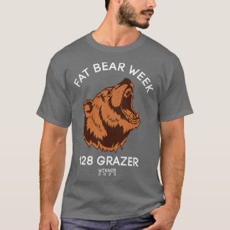 Fat Bear Week受賞者2023 128グレーザーTシャツ Tシャツ