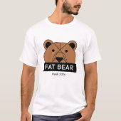 Fat Bear Week 2026 Bear Graphic Nature Wildlife Tシャツ (正面)
