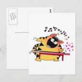 Fat Catキーボ遊ード ポストカード (正面/裏面)