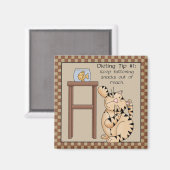 Fat Catダイエットのヒント#1 -冷蔵庫用マグネット マグネット (正面/裏面)