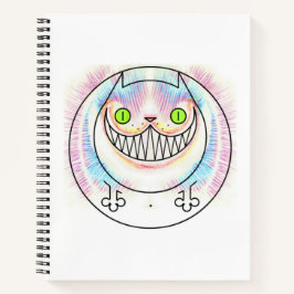 Fat Catハッピーキャットチェシャ猫スパイラルノート ノートブック