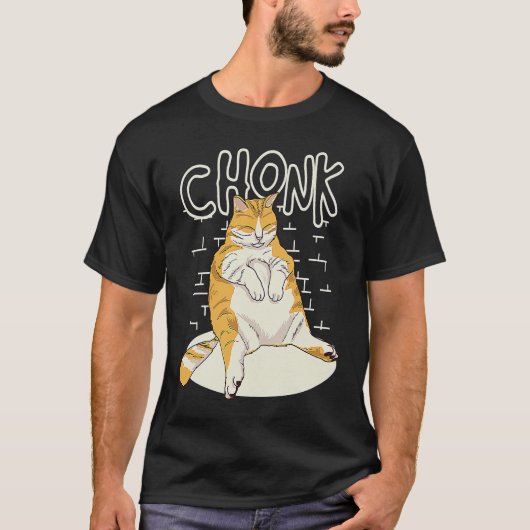 Fat Cat Chonk Scale Chonky Chubby Kitten Iumm M Tシャツ (正面)