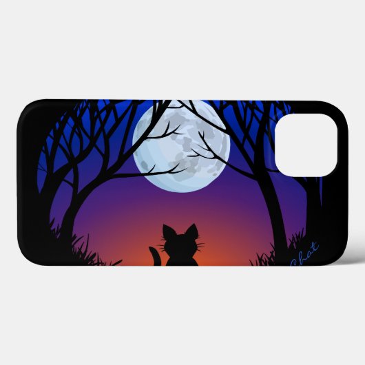 Fat Cat iPadケース猫好きルチャットiPadケース Case-Mate iPhoneケース (裏面 (横))