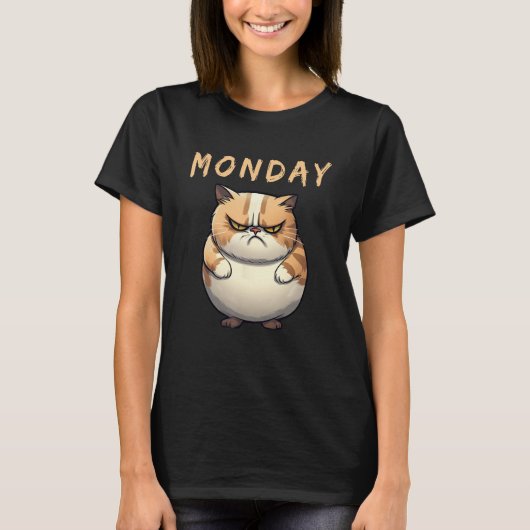 Fat Cat Monday Tシャツ (正面)