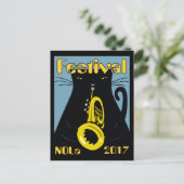 Fat Cat New Orleans Music 2017 ポストカード (スタンド正面)