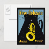 Fat Cat New Orleans Music 2017 ポストカード (正面/裏面)