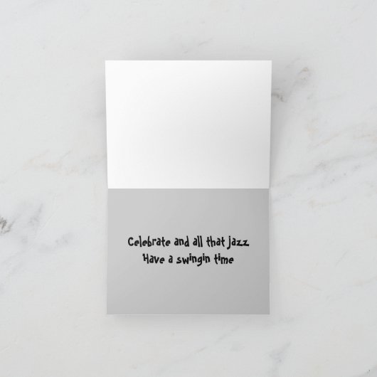 Fat Cats Anniversary Jam カード (内部)