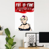 Fat Is : Germaine 素晴らし Poster ポスター (ホームオフィス)