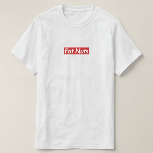 Fat Nutsデザイナーティー Tシャツ (デザイン正面)