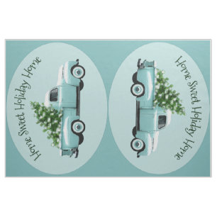 Fat Quarter Cut n Sewヴィンテージトラッククリスマスキット ファブリック