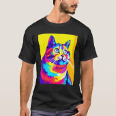 Fat Rainbow Cat Tシャツ (正面)