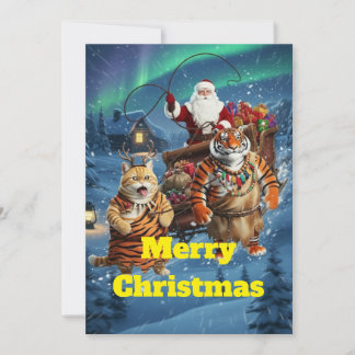 Fat Tiger the Ginger Cat’s Holiday Trouble – Cat R 招待状