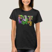 Fat Tuesday Mardi Gras Leopard And Cowhide Tシャツ (正面)