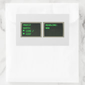 Fatal Company (非公式) – プログレス・クォータ・ステッカー 長方形シール (バッグ)