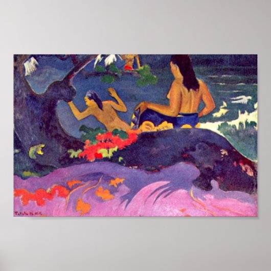 Fatata Te Miti By Paul Gauguin (最高のQuality) ポスター (正面)