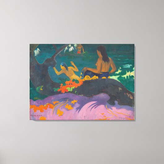 Fatata te Miti (By the Sea) キャンバスプリント (正面)