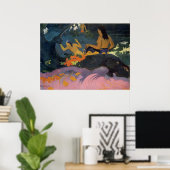 Fatata Te Miti (By The Sea) - Paul Gauguinプリント ポスター (ホームオフィス)