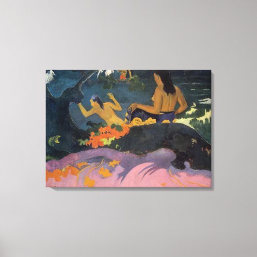 Fatata Te Miti (By The Sea) - Paul Gauguin キャンバスプリント (正面)