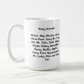 Fatboyの誕生会のマグ コーヒーマグカップ (左)