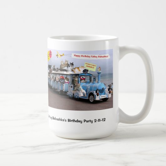 Fatboyの誕生会のマグ コーヒーマグカップ (右)