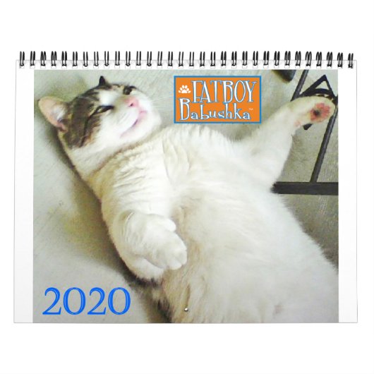 FATBOY BABUSHKAカレンダー2020 カレンダー (カバー)