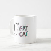 Fatcat コーヒーマグカップ (正面左)