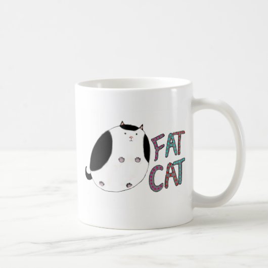 Fatcat コーヒーマグカップ (右)