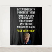 FATEがトランプ大統領にささやく タペストリー (正面)