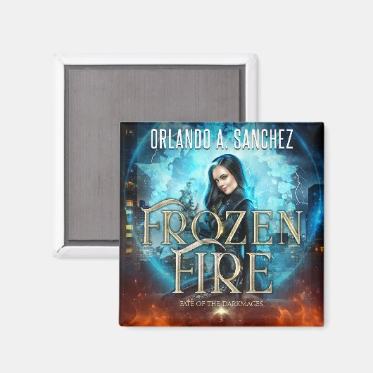 Fate of the Darkmages - Frozen Fire マグネット (正面/裏面)
