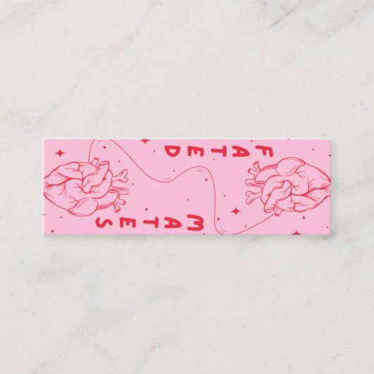 FATED MATES – ブックマーク❤️‍🔥 スキニー名刺 (正面)