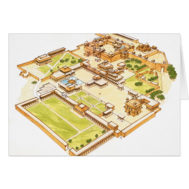 Fatehpur Sikri。 アドラ。 インド (正面横)