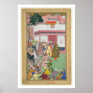 Fatepur Sikiri 1573年: 前のHasain Quli Khan-l Jahan ポスター