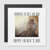 Faters Day自分のメモリーフォトマグネットをアップロード (正面/裏面)