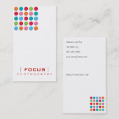 fatfatinの曖昧な影色はプロフィールカードに点を打ちます 名刺 (正面/裏面)