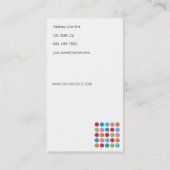 fatfatinの曖昧な影色はプロフィールカードに点を打ちます 名刺 (裏面)