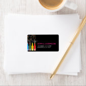 fatfatin によるバブル・セレブレーション アドレスラベル ラベル (インサイチュ)