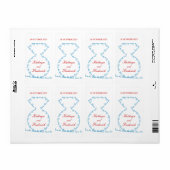 fatfatin Tiffのダイヤモンド指輪の保存日付ラベル ラベル (フルシート)