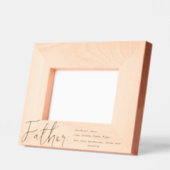 Fatherモダン Photo Etched Framesの定義 レーザー彫刻フレーム (左)