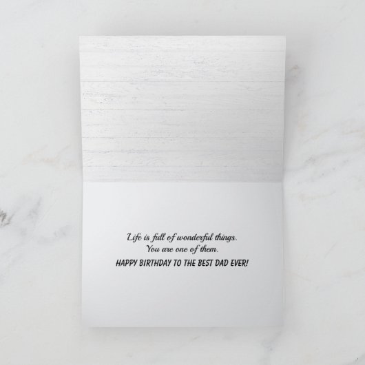 FATHER辞書の定義誕生日 カード (内部)