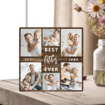 Father 最高の Ever - Wood Father's Day Photo Collage フォトプラーク<br><div class="desc">祝「パパエバー」の父の日の写真コラージュのプラークと最高のお前のパパは、世界を意味する人に心から敬意を表す。この美しく細工されたプラークは高品質、カスタマイズ可能な写真コラージュを備え、大切な思い出や特別な瞬間を展示することができる。コラージュは美しく配のまわりに置されはっきりしたた愛のメッセージ「最高のパパ・エバー」は、どの部屋にも最適なセンターピースとなっている。耐久性のある素材を使った仕上げお洒落で、このプラークはパパへの愛情と同様に、時間のテストに耐えるように設計されている。壁に表示されるか、机に置かれるかパーソナライズされた、この贈り物は必ず彼の顔にスマイルを持って来て、忘れられない絆を思い出させる共有。父の日、誕生日、または任意の大事な行事に理想的な"最高のパパ・エバー"フォトコラージュのプラークは、彼のハートを何年も暖めるであろう永遠の記念の杯来である。</div>