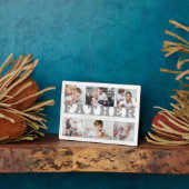 FATHER 6フォトコラージグレイカスタム文字5x7プラーク フォトプラーク (側面)