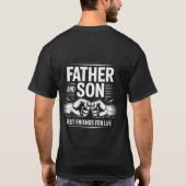 Father and Son Best Friends For Life - ヴィンテージ Tシャツ (裏面)