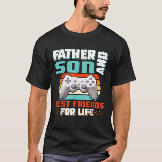 Father And Son Best Friends For Life Father s Day  Tシャツ (正面)