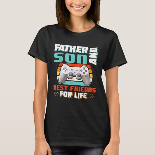 Father And Son Best Friends For Life Father s Day  Tシャツ (正面)