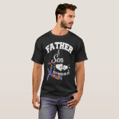 Father And Son Best Friends For Life Ribbon Autism Tシャツ (正面フル)