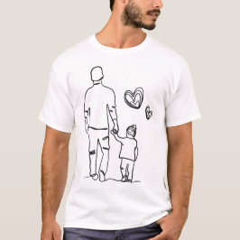 Father and Son Bond – 白シャツ Tシャツ