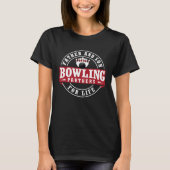 Father and Son Bowling Partners For Life Tシャツ (正面)