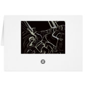 Father and Son Semi-gloss Greeting Card (裏面横)