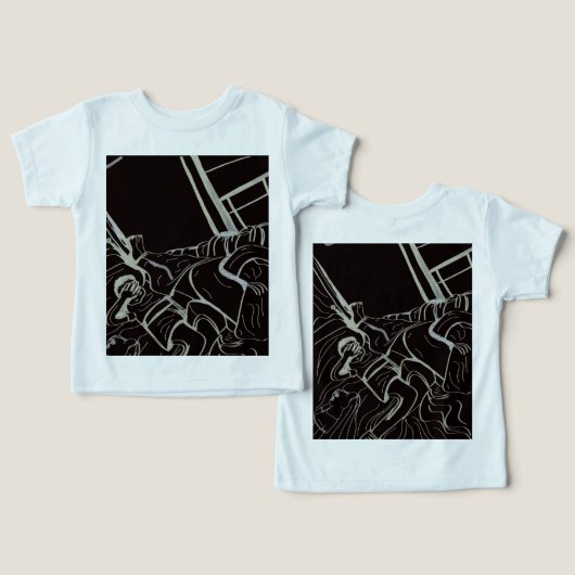 Father and Son Toddler Shirt (デザイン正面&裏面)