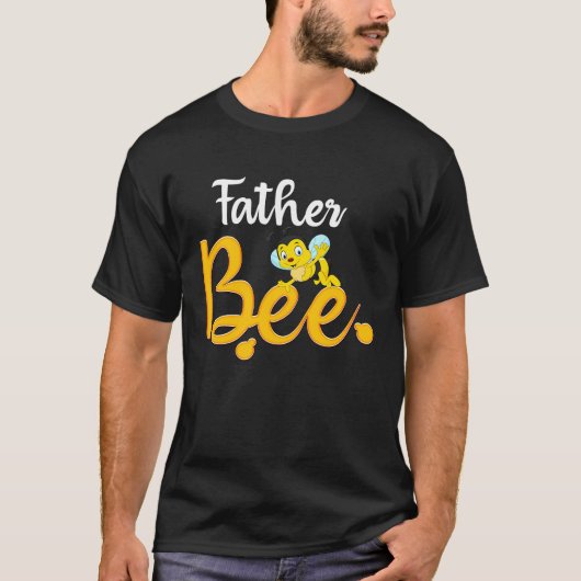 Father Bee Matching Family First Bee Day Outfits Tシャツ (正面)